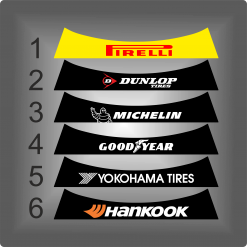 Tyre Brand Style Sunstrips (Multiple Designs) for R56 & F56 Models