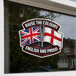 Raise The Colours Window Sticker